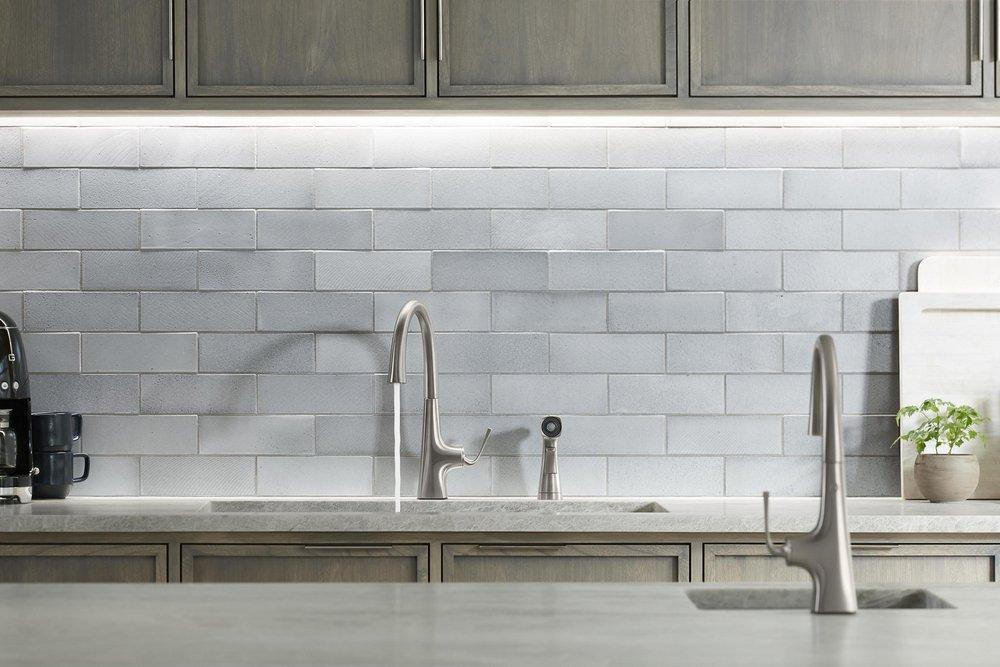 KOHLER Vibrant&reg; Stainless Single Handle Pull Down Kitchen Faucet 