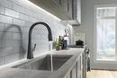 KOHLER Matte Black Single Handle Pull Down Kitchen Faucet 