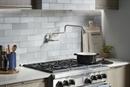 KOHLER Vibrant Stainless Two Handle Lever Pot Filler 