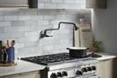 KOHLER Matte Black Two Handle Lever Pot Filler 