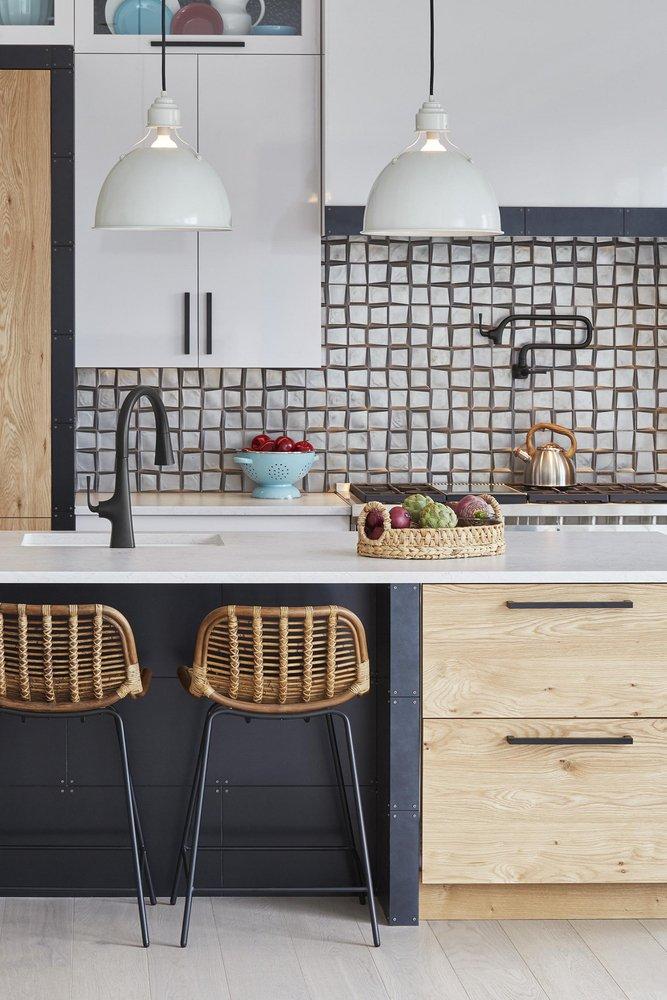 KOHLER Matte Black Two Handle Lever Pot Filler 