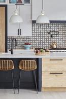 KOHLER Matte Black Two Handle Lever Pot Filler 