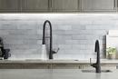 KOHLER Matte Black Single Handle Pull Down Kitchen Faucet 