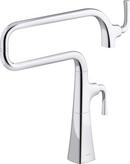 Two Handle Lever Pot Filler in Polished Chrome