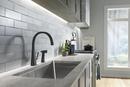 KOHLER Matte Black Single Handle Pull Down Kitchen Faucet 