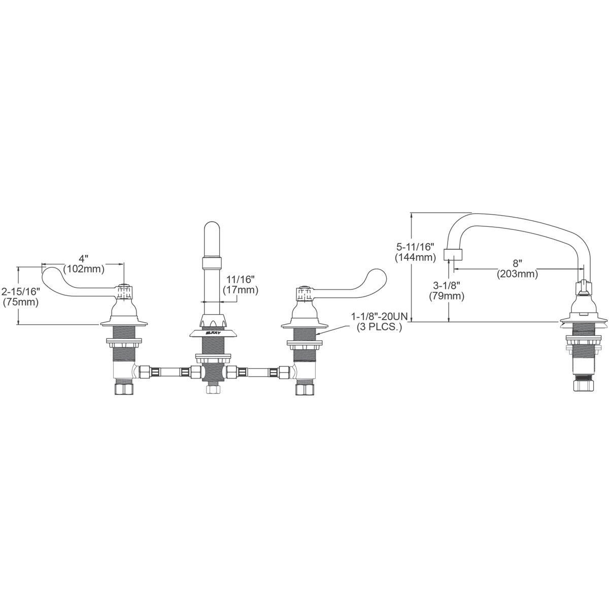 Elkay Lustrous Satin 33 x 19-1/2 in. Stainless Steel Double Bowl Drop-in Kitchen Sink in Lustrous Satin 