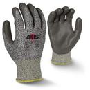 Radians Grey Polyurethane Coated Plastic Reusable Cut Resistant Gloves in Grey and Salt & Pepper 