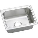 Elkay Stainless Steel 1-Bowl Topmount Rectangular Kitchen Sink with Rear Center Drain 