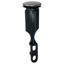 Jones Stephens Brushed Nickel Stainless Steel and Plastic Plunger 
