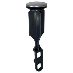 Stainless Steel and Plastic Plunger in Brushed Nickel