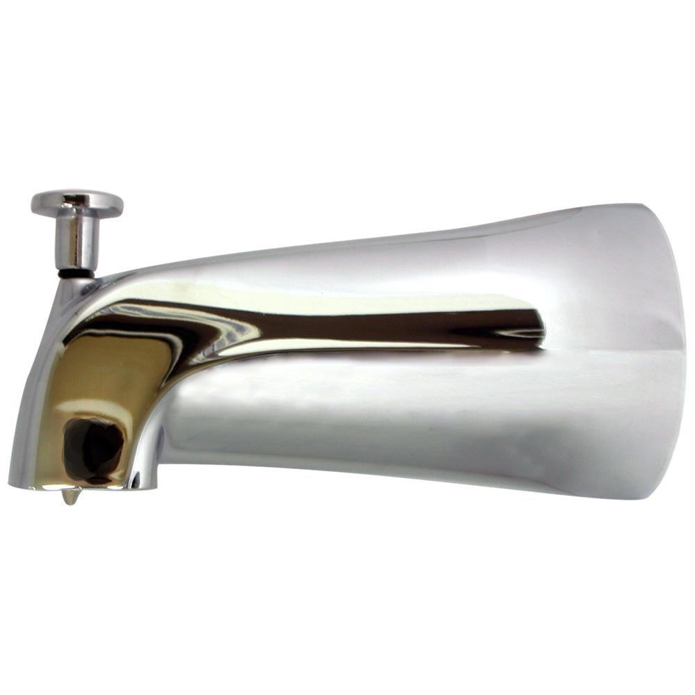 Jones Stephens Chrome Plated 1/2 x 3/4 x 5-1/4 in. CTS x FIP Zinc and Plastic Adjustable Diverter Spout 