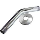 Jones Stephens Chrome Plated 8 x 1/2 x 11-1/4 in. MIP Stainless Steel Shower Arm and Flange 
