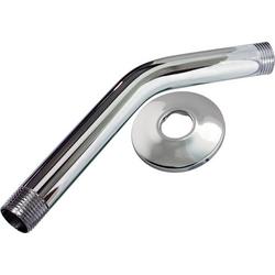 8 in. Shower Arm and Flange in Polished Chrome