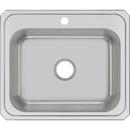 Elkay Brushed Satin 25 x 21-1/4 in. Stainless Steel Single Bowl Drop-in Kitchen Sink in Brushed Satin 