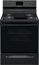 Frigidaire Black 29-7/8 in. Electric 4-Burner Coil Freestanding Range 