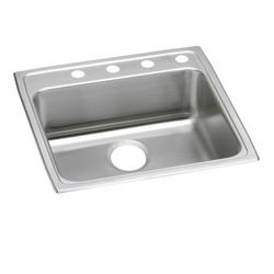 22 in. Drop-in Stainless Steel Single Bowl Kitchen Sink in Lustrous Satin