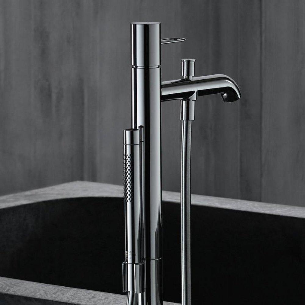 AXOR Polished Black Chrome Single Handle Bathroom Sink Faucet Lever 