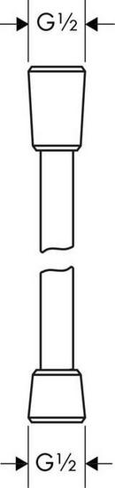 Hansgrohe Brushed Bronze Hand Shower Bathroom Faucet Part 