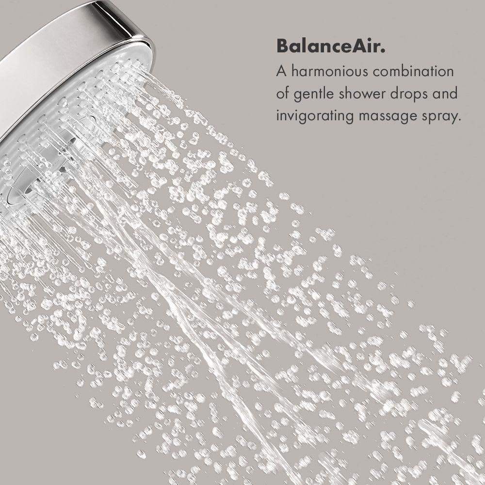 Hansgrohe Brushed Bronze Multi Function BalanceAir, RainAir and WhirlAir Showerhead 