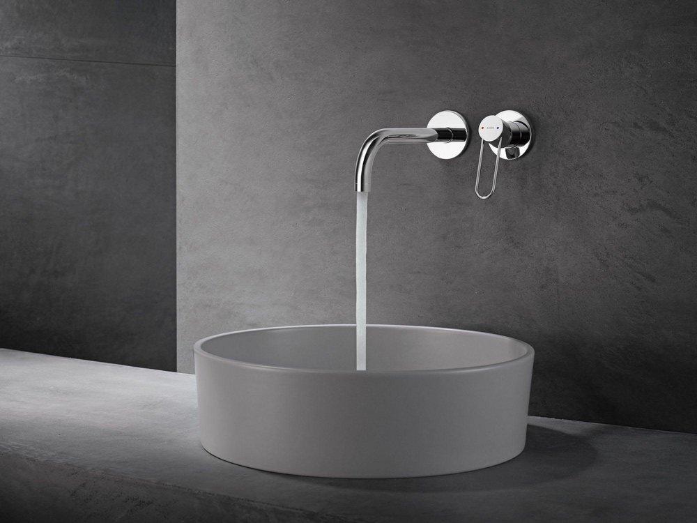 AXOR Brushed Nickel Single Handle Bathroom Sink Faucet Lever 