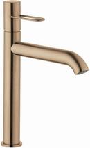 Single Handle Bathroom Sink Faucet Lever in Brushed Bronze