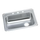 Elkay Brushed Satin 25 x 21-1/4 in. Stainless Steel Single Bowl Drop-in Kitchen Sink in Brushed Satin 