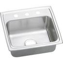 19 x 18 in. 4 Hole Stainless Steel Single Bowl Drop-in Kitchen Sink in Brushed Satin