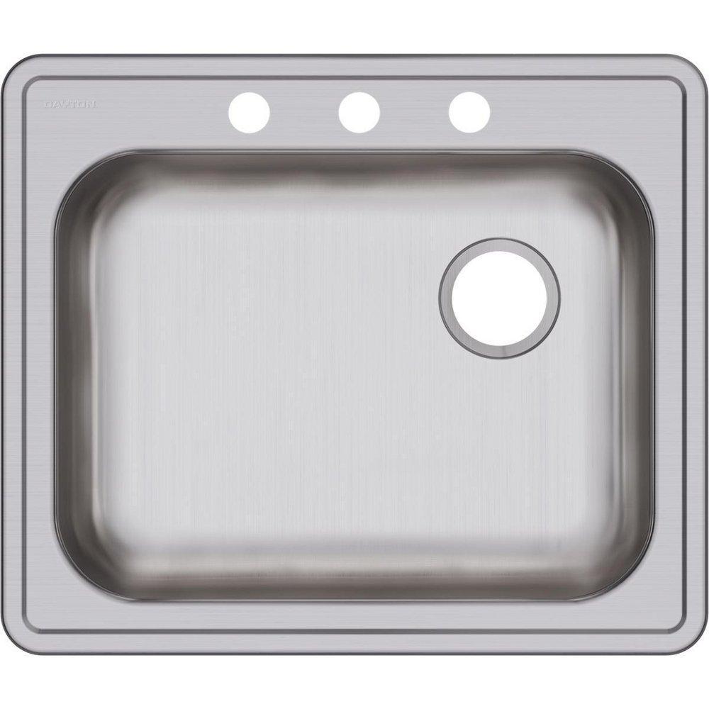 Elkay Lustrous Satin 29 x 18 in. Stainless Steel Double Bowl Drop-in Kitchen Sink in Lustrous Satin 