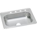 Kingsford Satin 25 x 22 in. Stainless Steel Single Bowl Drop-in Kitchen Sink in Satin 