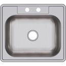 Kingsford Satin 25 x 22 in. Stainless Steel Single Bowl Drop-in Kitchen Sink in Satin 