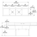 Kingsford Satin 25 x 22 in. Stainless Steel Single Bowl Drop-in Kitchen Sink in Satin 