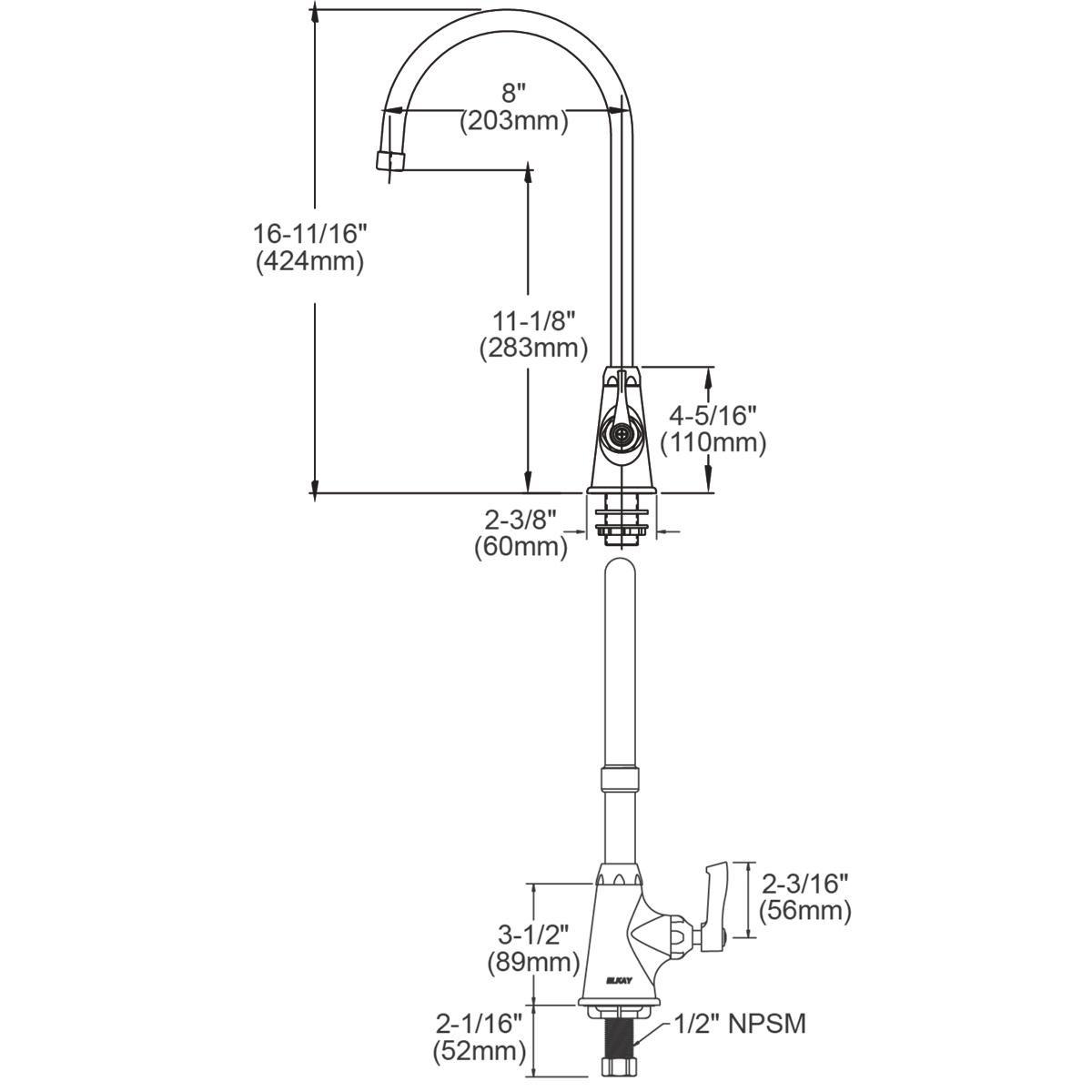 Elkay Lustrous Satin 19-1/2 x 22 in. Stainless Steel Single Bowl Drop-in Kitchen Sink in Lustrous Satin 