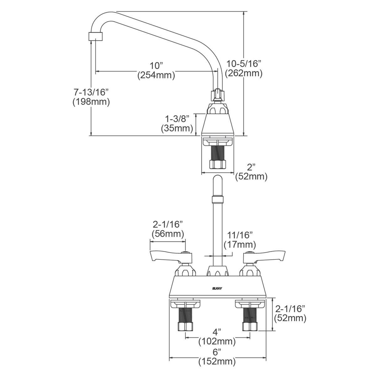 Elkay Lustertone No Hole Single Bowl Top Mount Kitchen Sink 