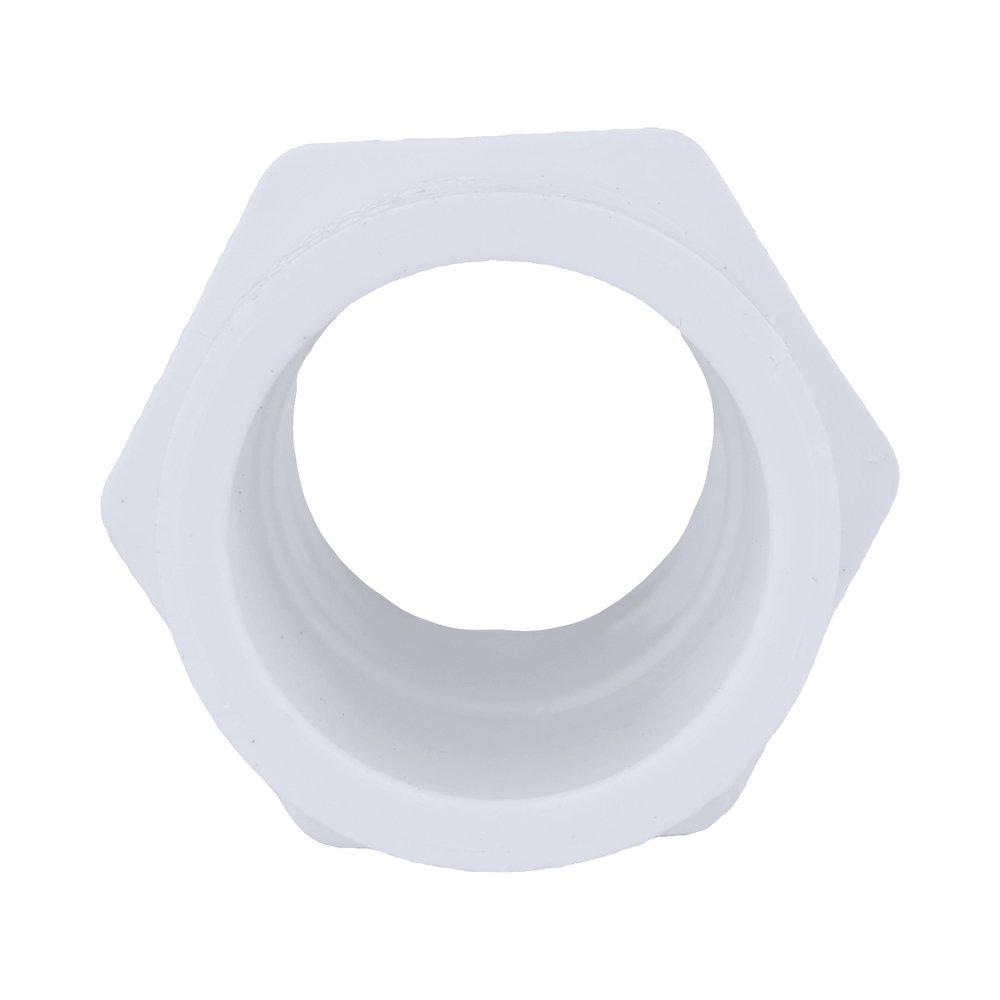 White PVC Schedule 40 Male Adapter 