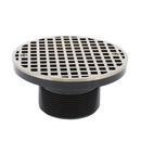 3 in. Plastic Spud with Round Strainer