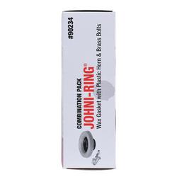 Wax Ring with Horn and Bolt Kit for 3 or 4 in. Waste Lines
