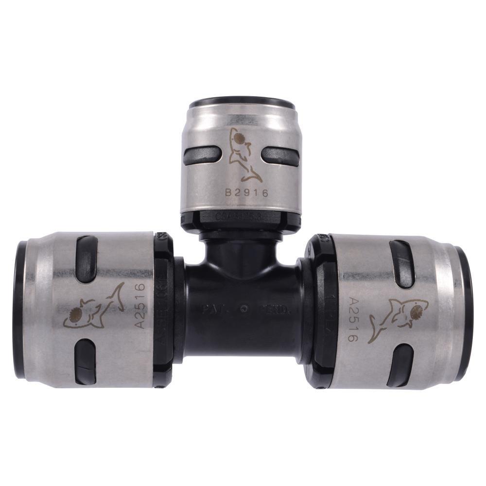 SharkBite&reg; Plastic PEX Push Tee (Count of 2) 