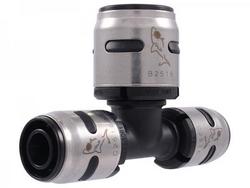 3/4 x 3/4 x 1/2 in. Push-to-Connect Reducing Plastic Tee