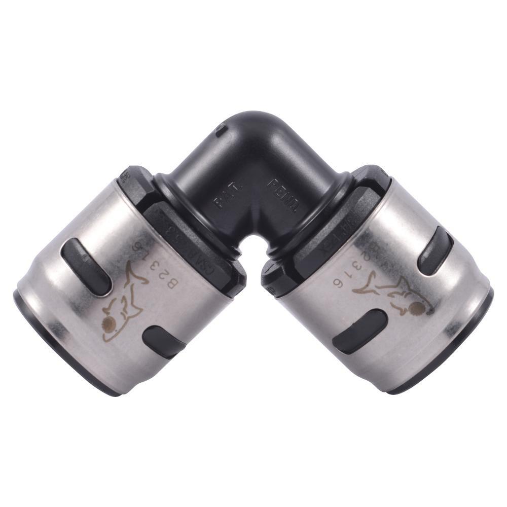 SharkBite&reg; Plastic Push 90&deg; Elbow (Pack of 6) 