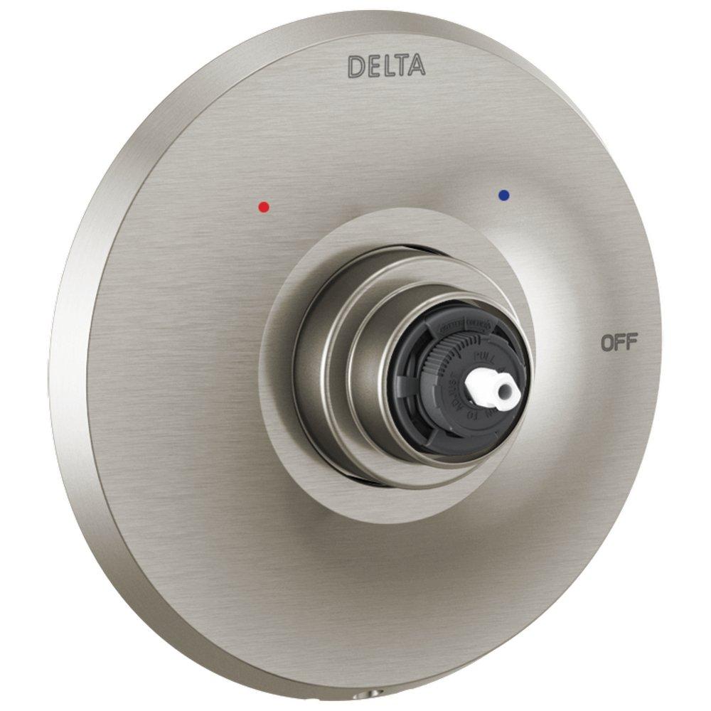 Delta Faucet Brilliance&reg; Stainless Multi Function Shower Faucet (Trim Only) 