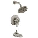 Two Handle Multi Bathtub & Shower Faucet in Stainless (Trim Only)
