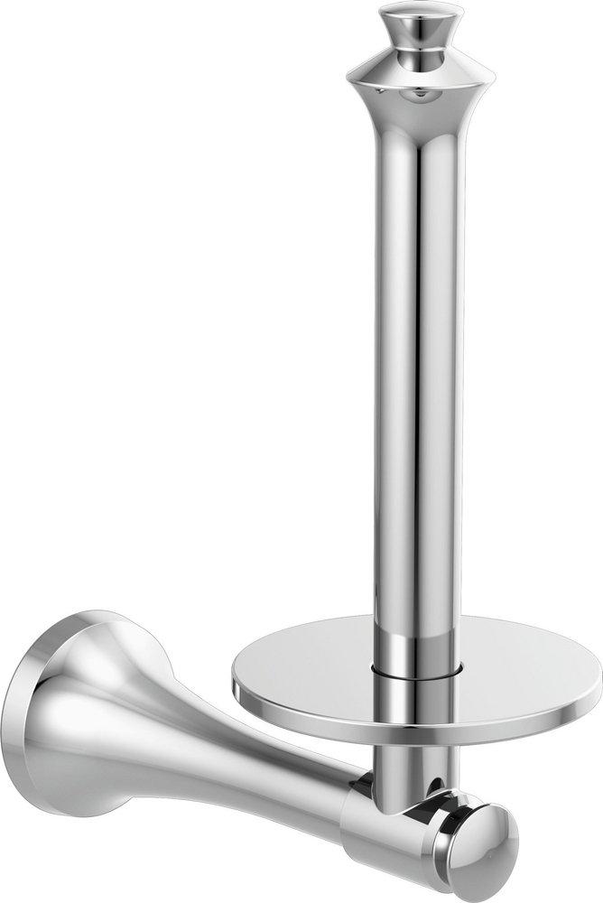 Delta Faucet Chrome Vertical and Wall Toilet Tissue Holder 