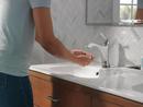 Delta Faucet Chrome Single Handle Monoblock Bathroom Sink Faucet Lever Handle 
