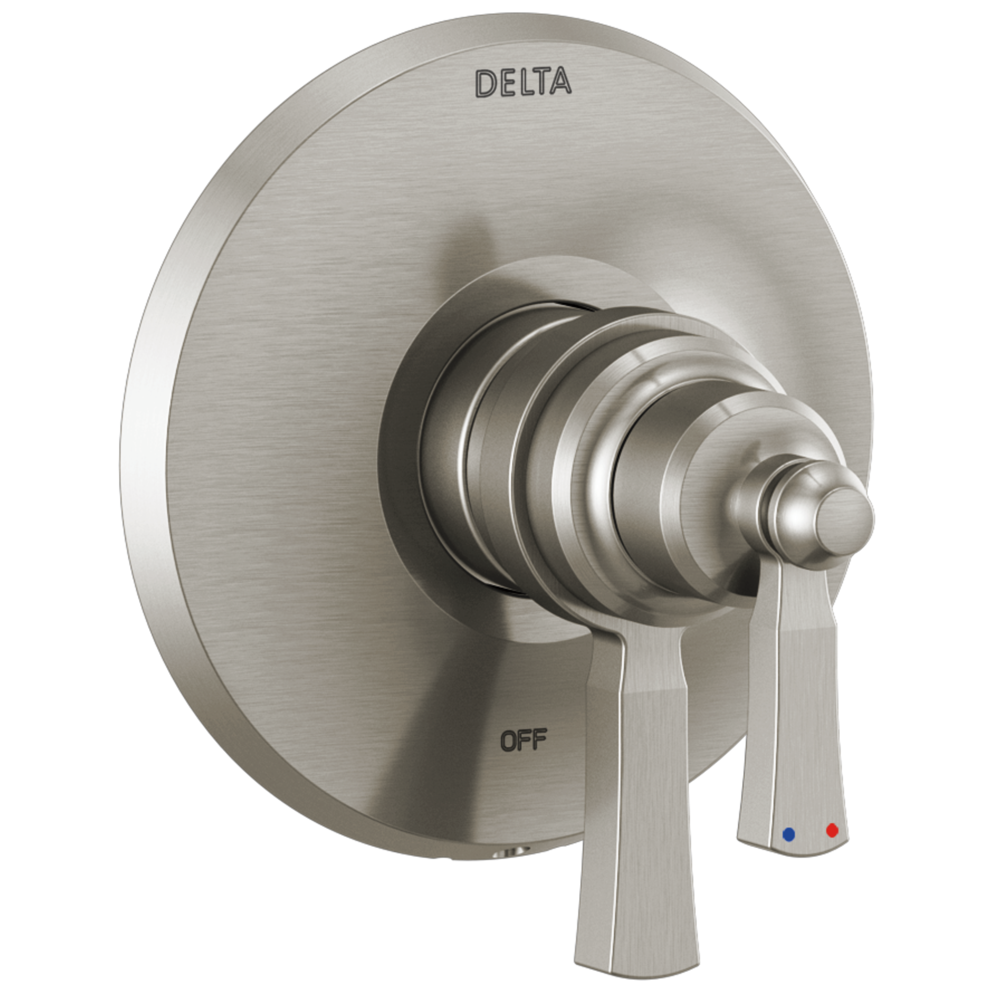 Delta Faucet Brilliance Stainless Two Handle Bathtub & Shower Faucet (Trim Only) 
