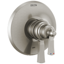 Delta Faucet Brilliance Stainless Two Handle Bathtub & Shower Faucet (Trim Only) 