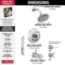 Delta Faucet Chrome Zinc Tub/Shower Trim 