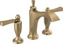 Delta Faucet Brilliance&reg; Champagne Bronze Two Handle Widespread Bathroom Sink Faucet 