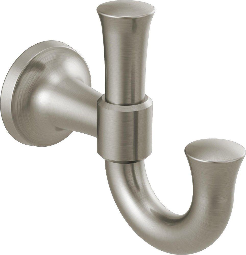 Delta Faucet Brilliance&reg; Stainless 2-Hook Robe Hook 