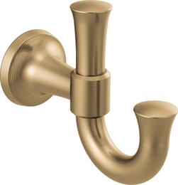2-Hook Robe Hook in Brilliance&reg; Champagne Bronze