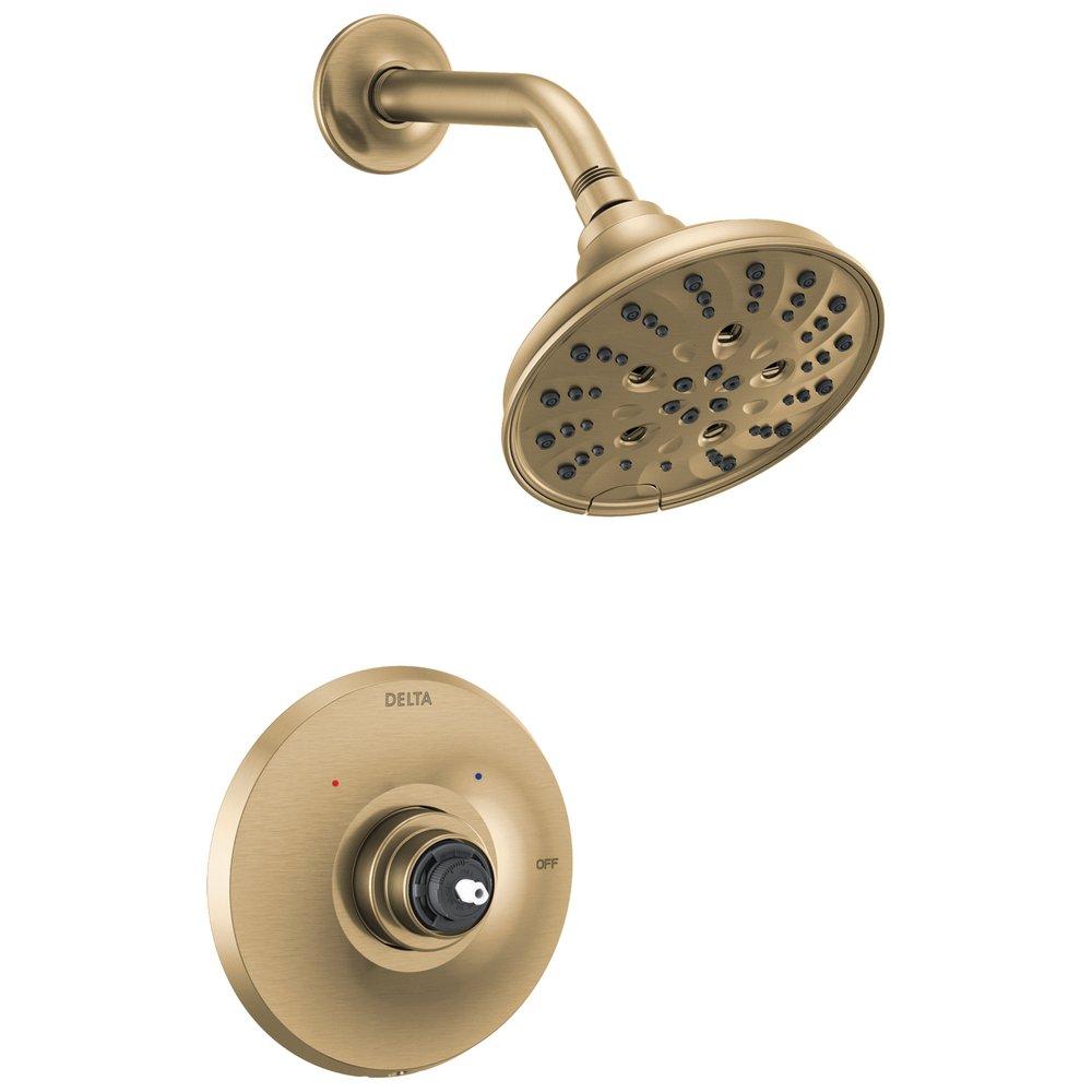 Delta Faucet Brilliance&reg; Champagne Bronze Multi Function Shower Faucet (Trim Only) 